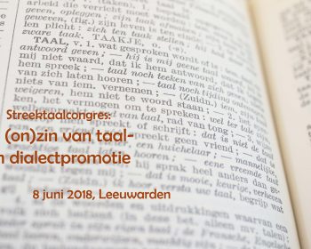 Streektaalcongres 2018 8 juni Leeuwarden