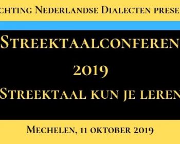 streektaalconferentie 2019